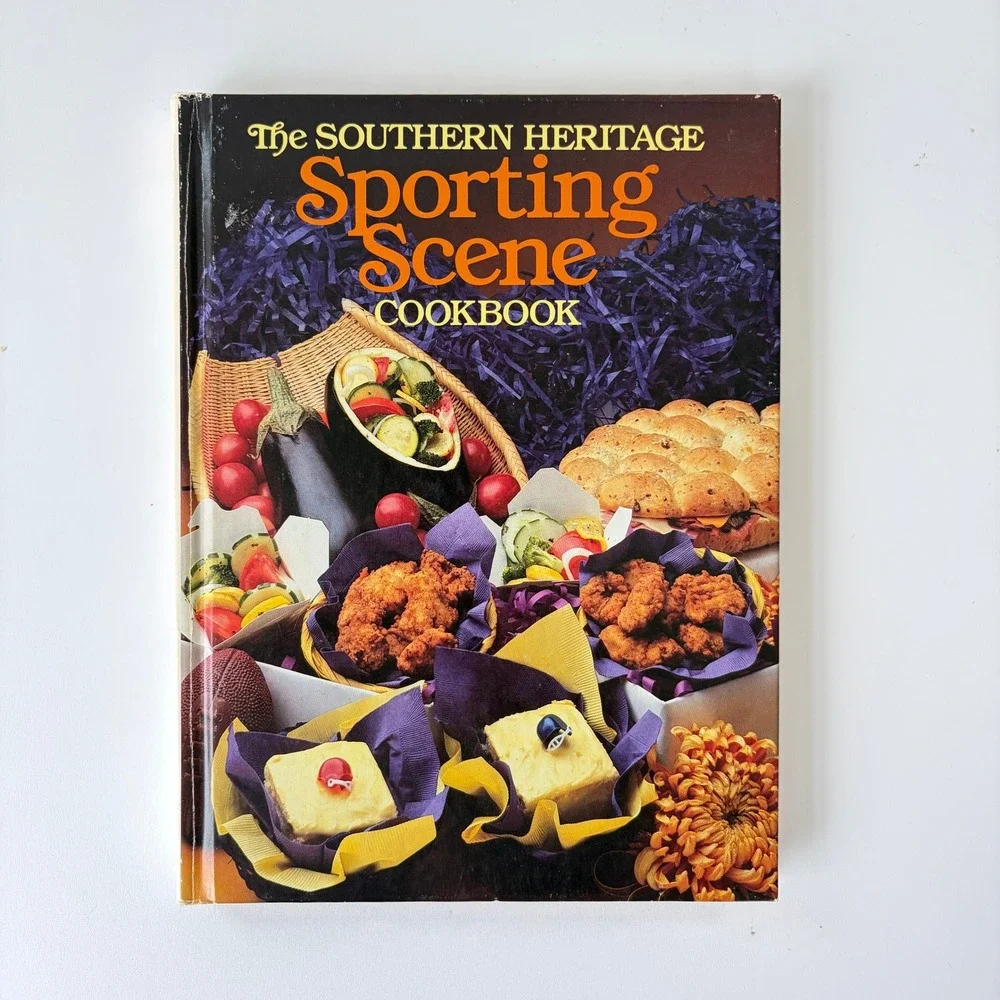 Oxmoor House The Southern Heritage Sporting Scene Cookbook Hardcover Vintage